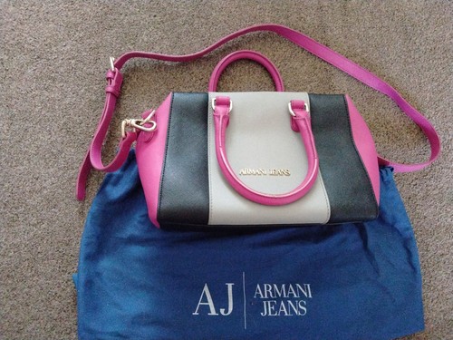 Armani jeans handbag used - armani,