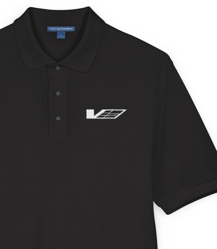 Cadillac embroidered golf - v,