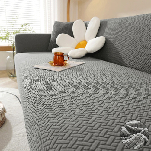 Jacquard stretch sofa - sofa, cover