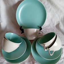 Poole pottery twintone ice - pottery,