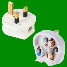 10x MK White Rewireable 13A