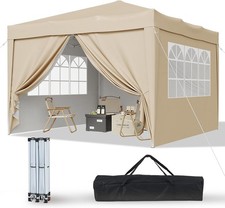 Pop Up Gazebo with Sides 3m x