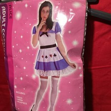 Alice Halloween Party Cosplay Adult Costume Fancy Dress
