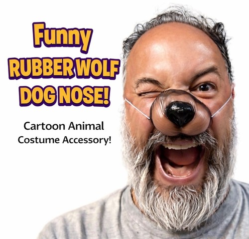 Wolf dog nose rubber - rubber, animal