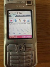 Nokia N70 Mobile Phone Silver