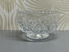 Vintage crystal footed fruit - footed,