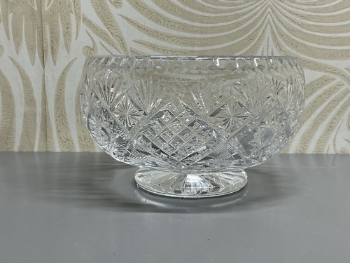 Vintage crystal footed fruit - crystal,