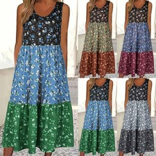 Ladies Sleeveless Summer Beach