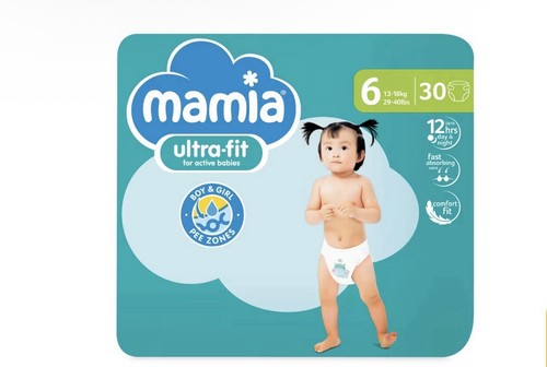 Mamia nappies size - 3, 6