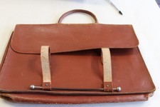Vintage leather Music Case /