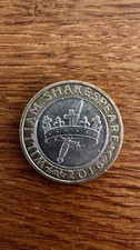 2016 2 Pound Coin Featuring William Shakespeare Tragedies Rare Collectible