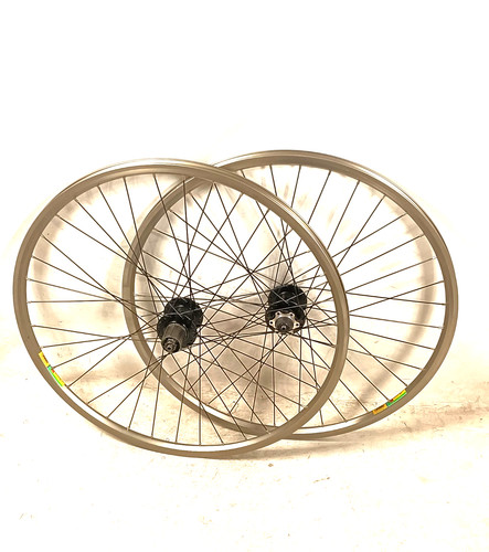 Pair disc bike wheels - disc,