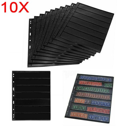Stamp album stock - pages, double
