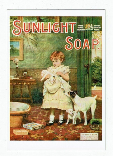 Postcard modern advertising - postcard,