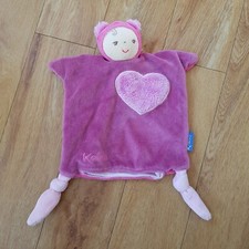 Kaloo Pop Doll Girl Baby Comforter Puppet Blankie Blanket Soother Pink Purple 