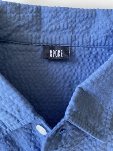 Spoke short sleeve seersucker - short,