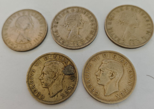 Half crown george - vi, &