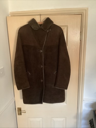 Vintage dark brown genuine - vintage,