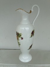 Royal Albert Bone China Old Country Rose Tall Slim Ewer First Quality