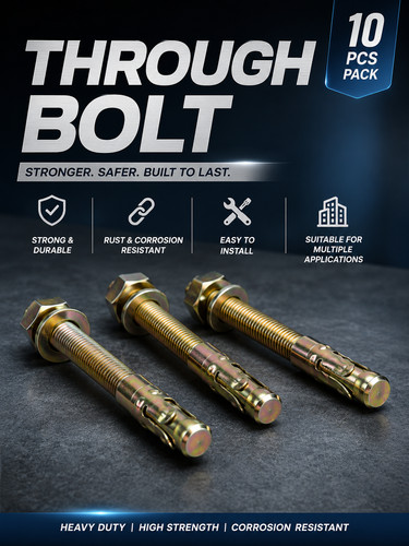 10pcs floor bolts through - floor, /