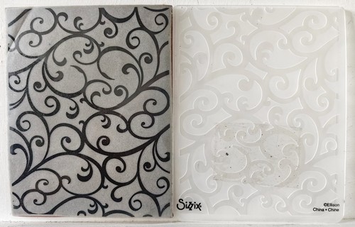 Sizzix embossing folder - folder, &