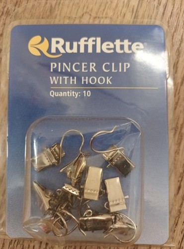 Rufflette pincer clip - clip, with