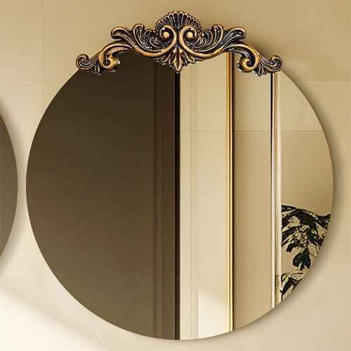 Large round wall mirror - wall,