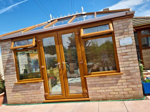Light brown pvc wood effect - brown,