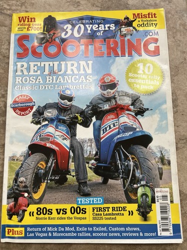 Scootering magazine back - magazine,