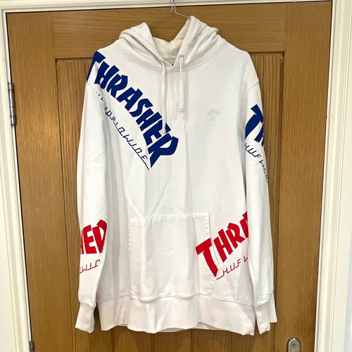 Huf thrasher white pullover - x,