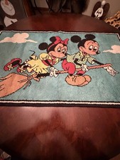 Vintage Mickey & Minnie Rug