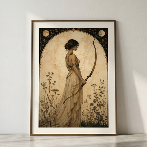 Goddess artemis poster - poster, greek