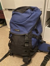 Vango Canyon 35 Litre Hiking Backpack Camping Travel Blue Vintage Airforce