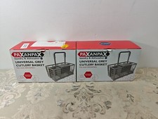 2x Paxanpax PLD001 Cutlery Basket Fits brands: BHS Group, Neff, Siemens, Gaggena