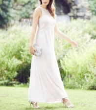 Ex Dorothy Perkins Blush Pink Lace Top Bridesmaid Dress RRP £70  Size 8 - 18