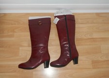Ladies Bordeaux Red 100% Soft