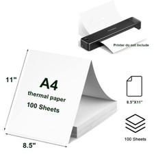 100 Sheets A4 Thermal Paper