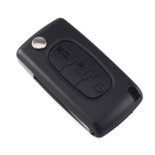Case Only for Citroen VA2 Flip Remote Key Fob Case with Battery Connector