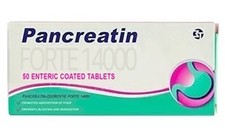 Pancreatin x 50 Enteric Coated  Tablets Digestive Enzymes Supplement Здоровье