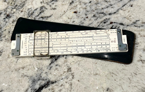 Vintage keuffel esser 7 - k&e, 7"