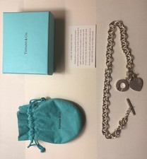 Tiffany silver heart tag - silver,