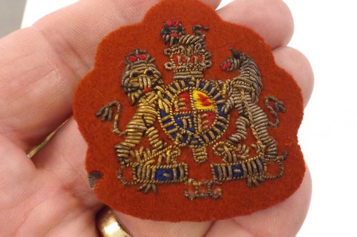 Military wire bullion badge - military,