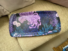 1960s/70s Thetford Melamine Flower Pattern Tray 17 X 9 Inch Excellent