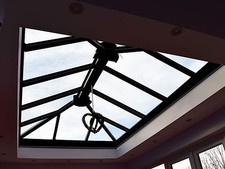 Black Roof Lantern - Black
