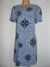 H&M Blue Paradise Birds Print