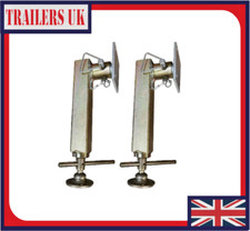 2 x Trailer Stabiliser Jack Leg Swivel Adjustable Under Body for Ifor Williams