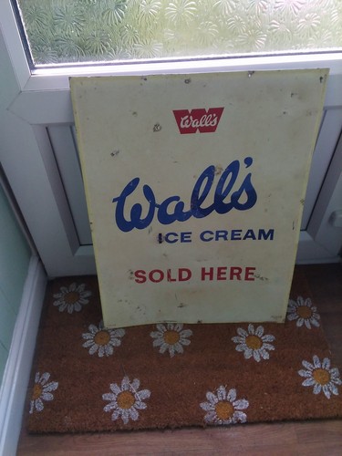 Walls ice cream sign - ice-cream,