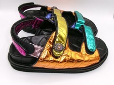 Kurt Geiger London Rainbow Metallic Sandals Size 7 Multicolour