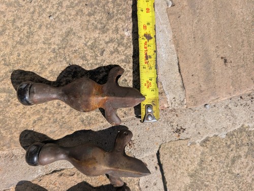 Set brass feet ceramic - set,