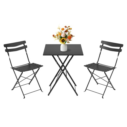 Piece foldable patio bistro - patio,